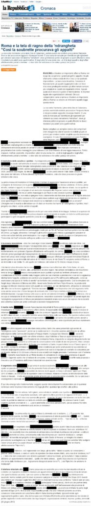 Operazione contro presunta cosca della 'ndrangheta