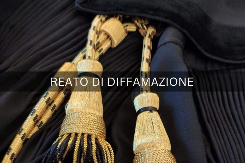 reato di diffamazione